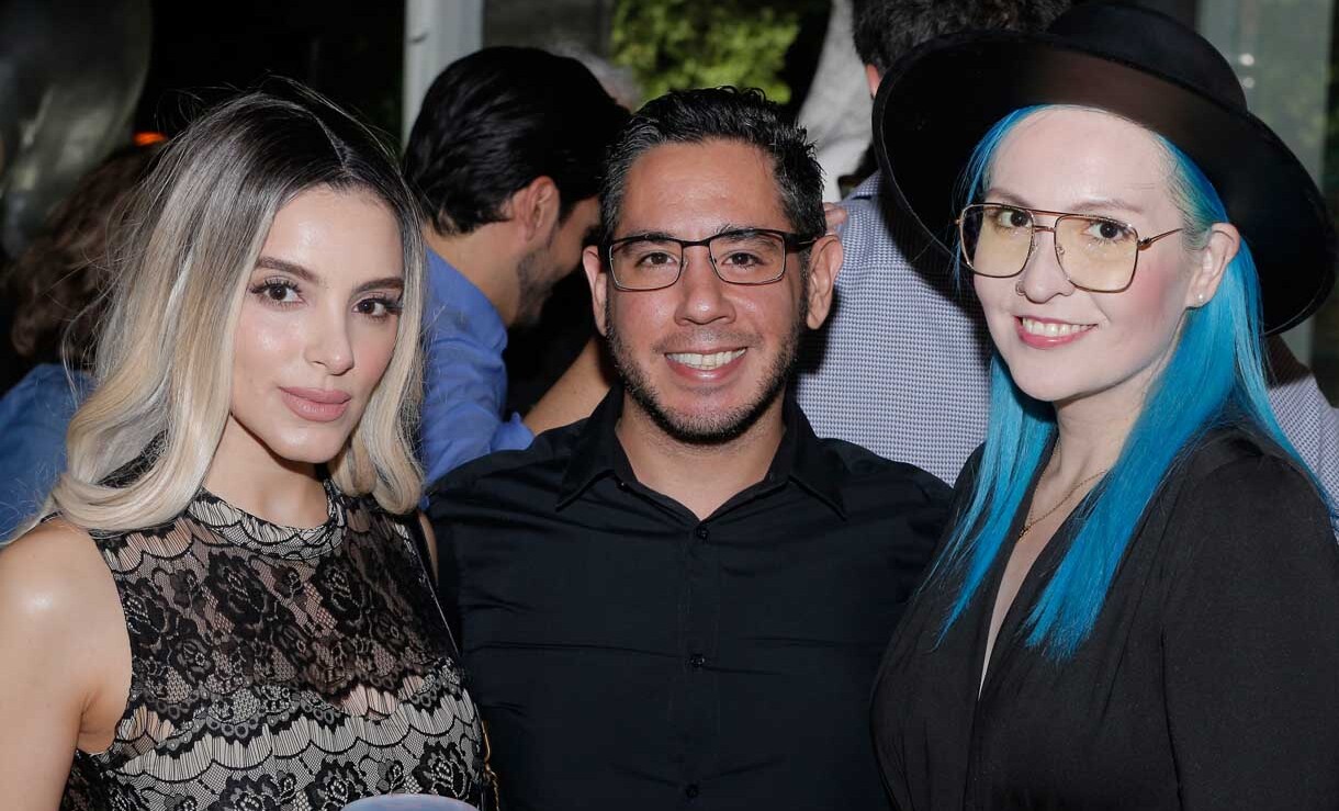 Maria Fernanda Peña, Carlos Contreras y Melissa Martínez