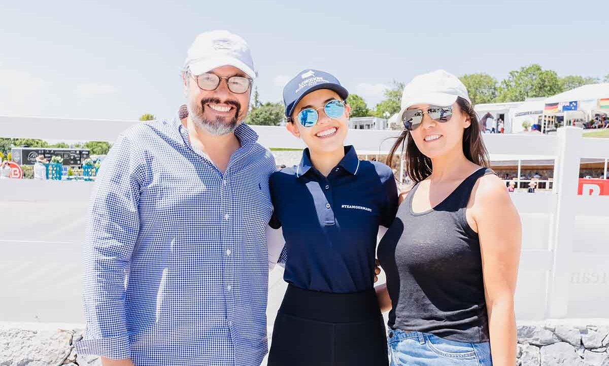 Mario Ponce, Emilia Ponce y Francisca Quiroz