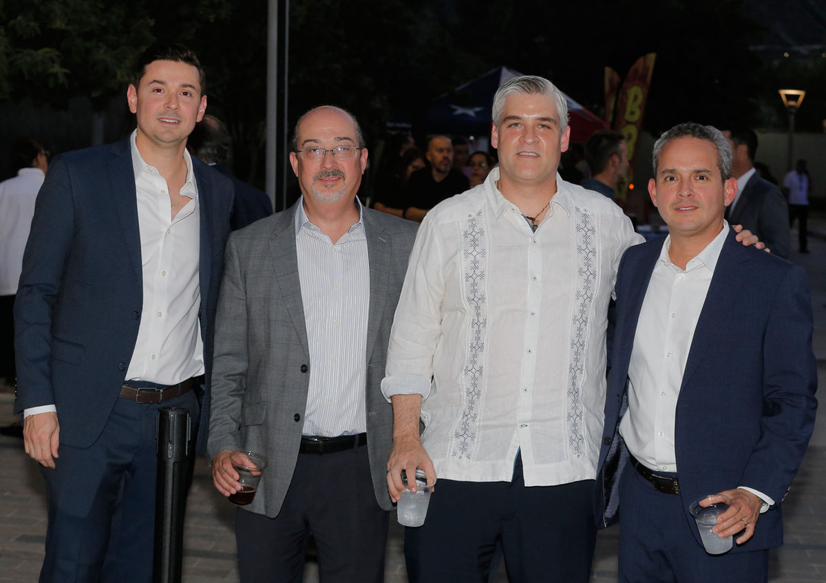 Carlos González, Pedro González, Iván Rivas y Eduardo Coronado