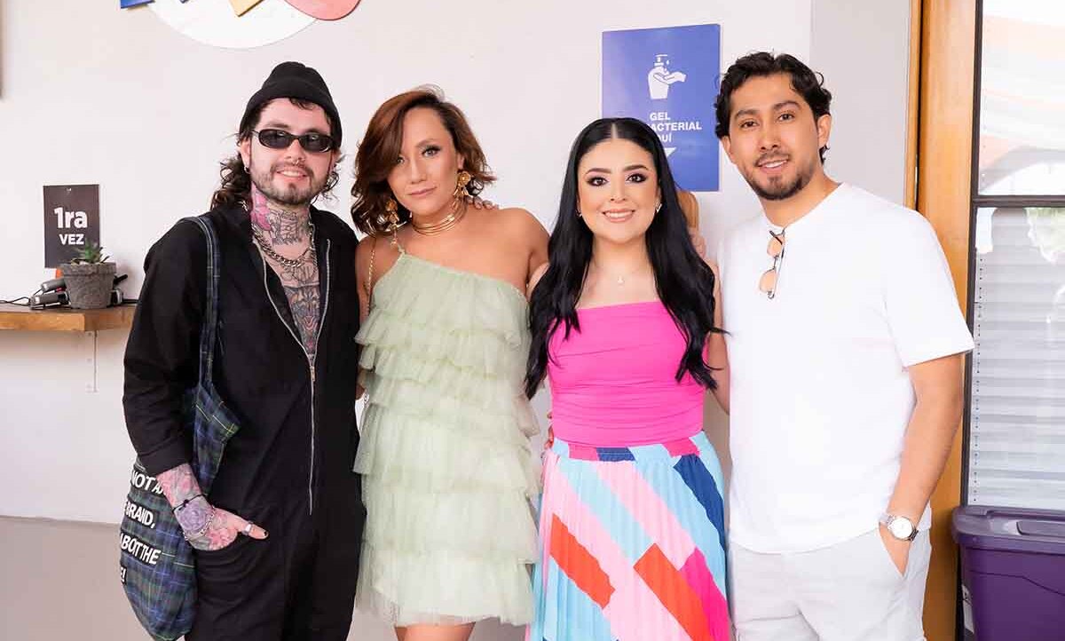 Raymundo Montiel, Maira Quintero, Fernanda Flores y Alan Cárcamo