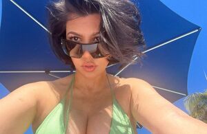Kourtney Kardashian se une a la tendencia Barbie con bikini rosa (Foto: Instagram)