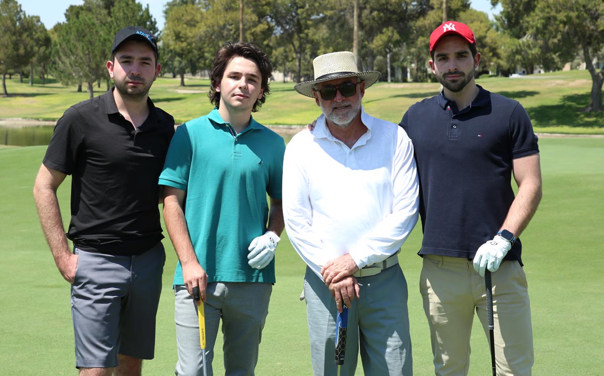 Rogelio, Andrés, Rogelio y Diego