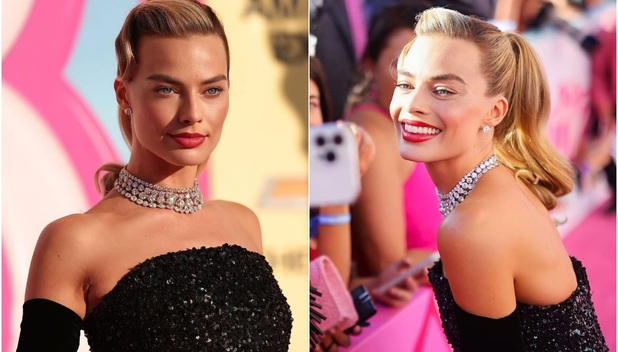 Margot Robbie deslumbra con vestido negro en la premiere de Barbie (Foto: Instagram)