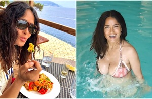 Salma Hayek no olvida cómo Veracruz le enseñó a comer camarones (Foto: Instagram)