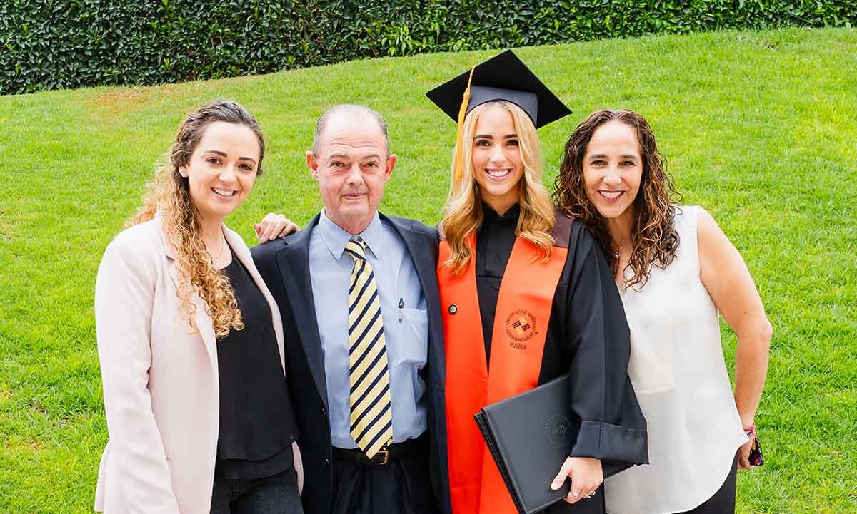 Mariana Salvatori, Miguel Salvatori, Ana Pau Salvatori y Wendy Alonso
