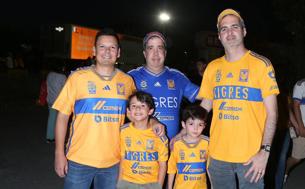 Alejandro Guerrero, Rodrigo Treviño, Efraín González, Diego Guerrero y Sebastián González / Foto: Roberto Alvarado