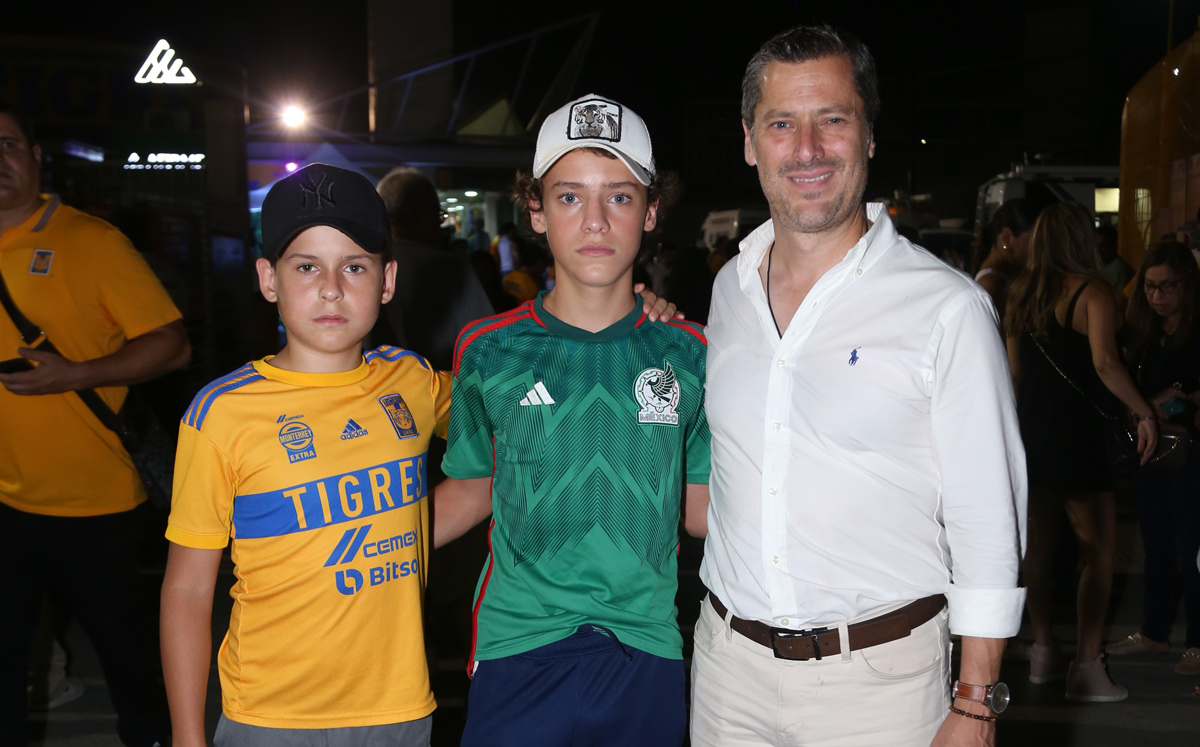 Pablo Mercado, Santiago Mercado y Rogelio Mercado / Foto: Roberto Alvarado
