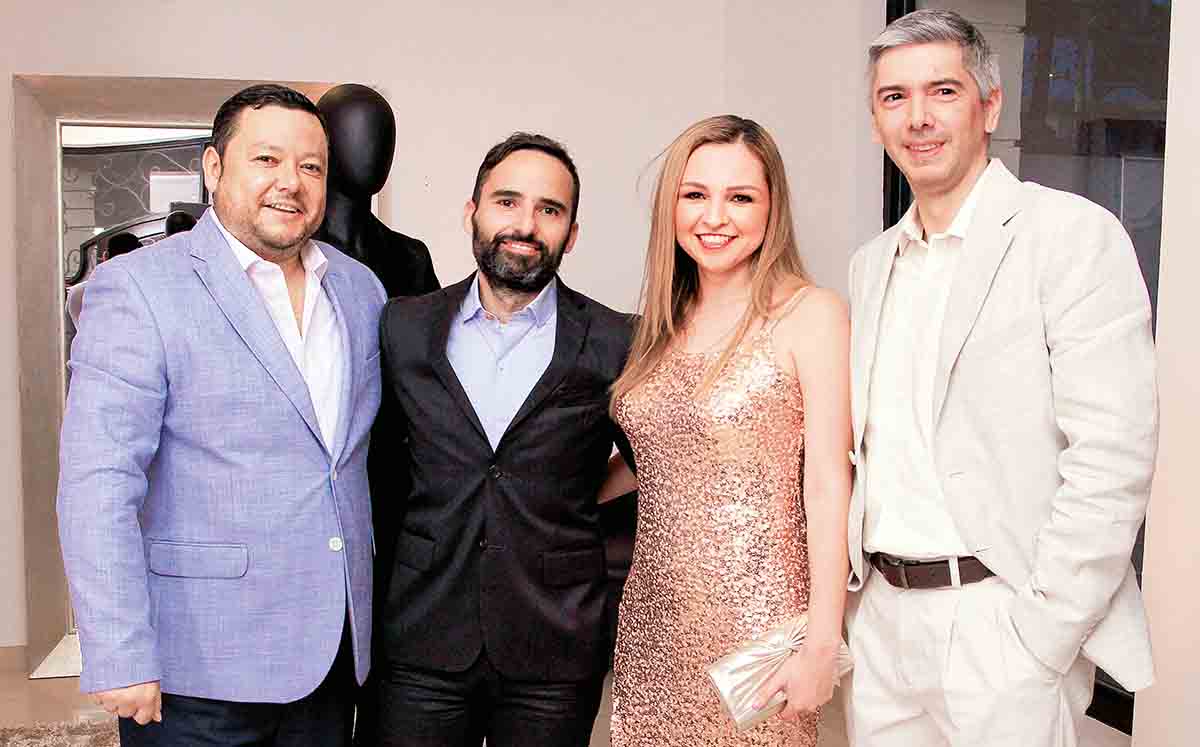 EUGENIO BRIZ, CARLOS BORTONI, NORMA TRIANA Y GERARDO SÁNCHEZ
