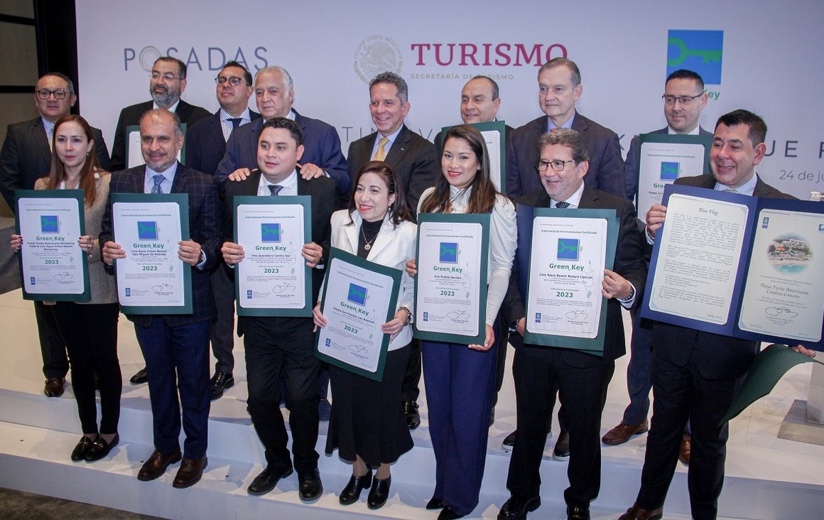 Un total de 150 hoteles de la cadena mexicana recibieron el reconocimiento. (Juan Carlos Fernández)