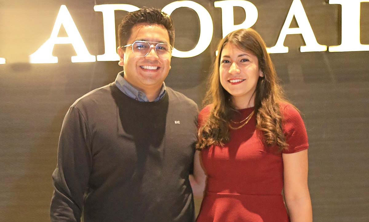 Martín Setien e Ingrid Gómez