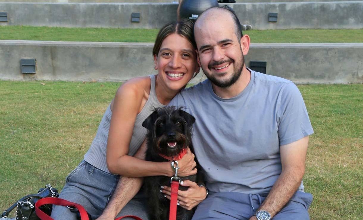 Alejandra Aguilar y Luis Lankenau