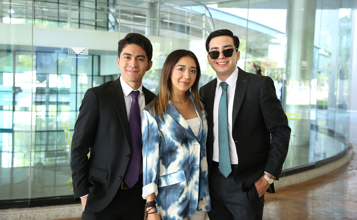 Luis, Alejandra y Héctor