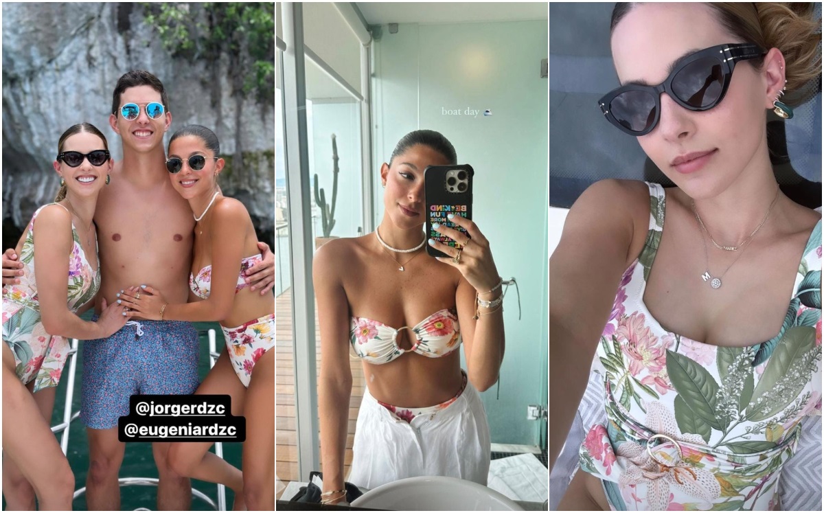 Mariana y Eugenia Rodríguez ponen a prueba estos trajes de baño (Foto: Instagram)