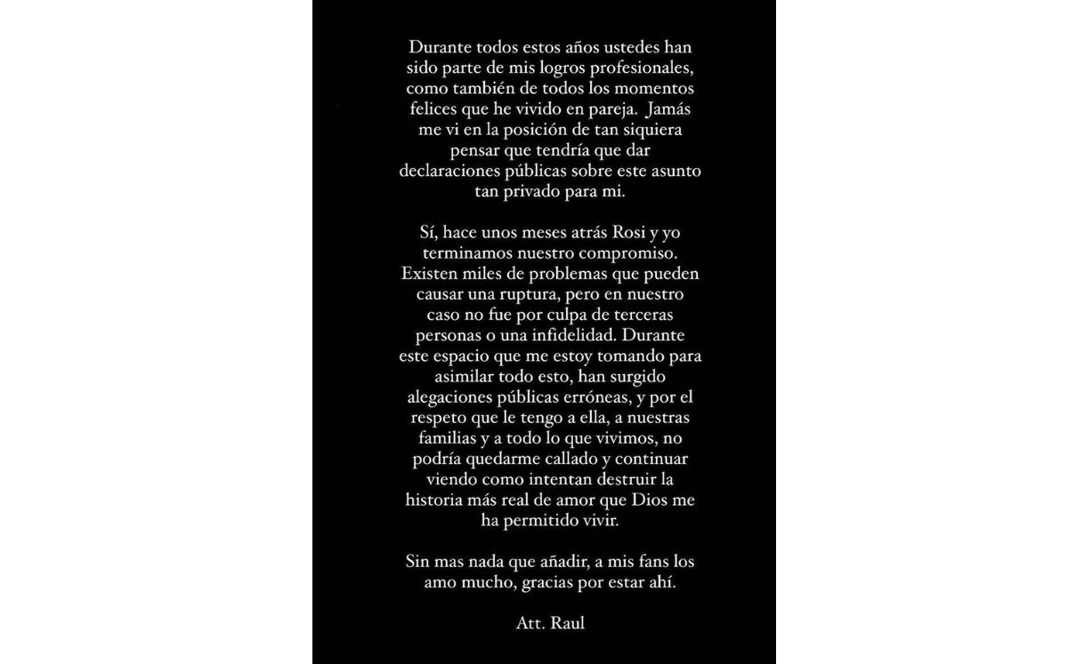 Rauw Alejandro responde a rumores de infidelidad a Rosalía (Instagram Stories)