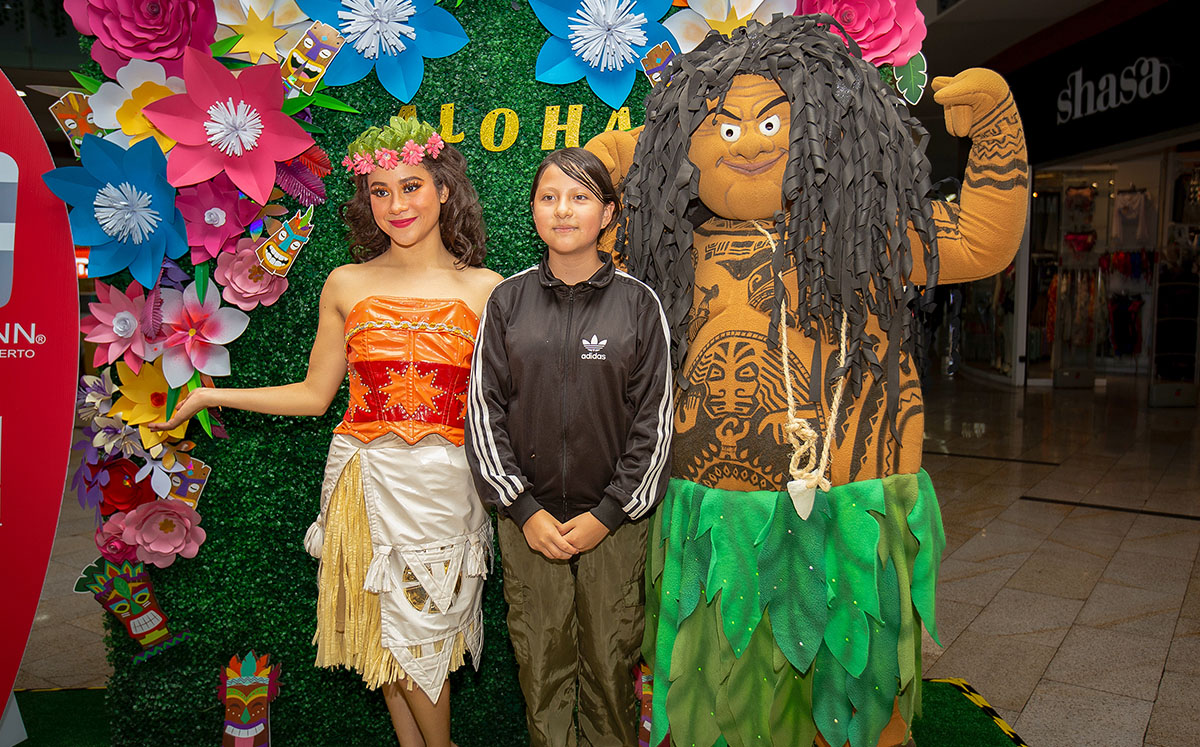 Espectáculo de Moana en Plaza Central