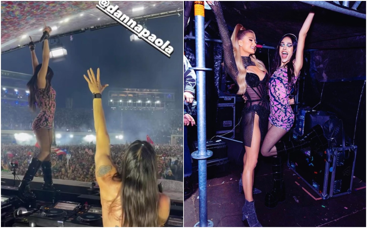 Danna Paola y el minivestido que arrasó en Tomorrowland (Foto: Instagram)