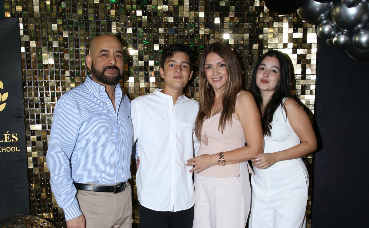 Francisco, Fran, Elvi y María Fernanda