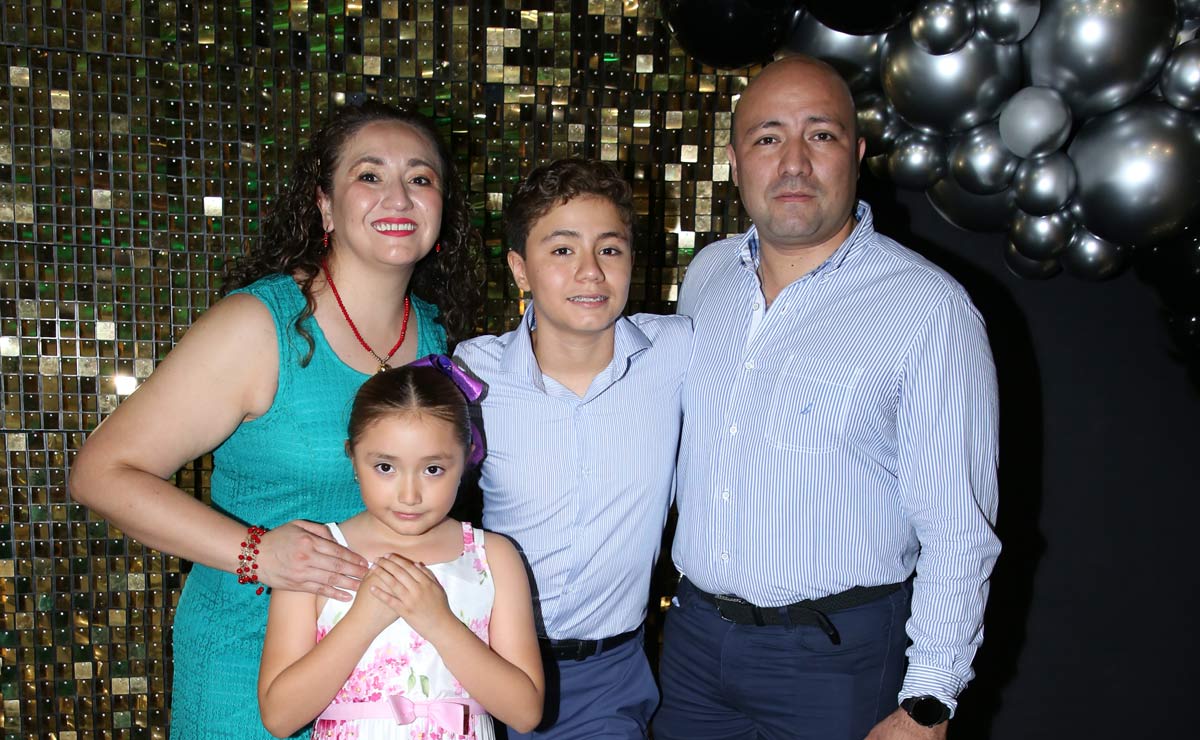 Isadora, Franco, Alejandro y Carmina