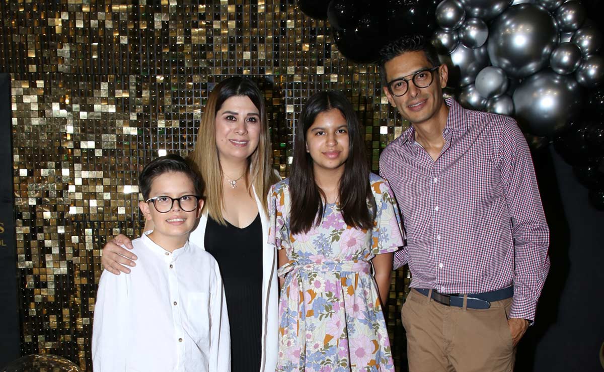 Mateo, Diana, Miranda y Hugo