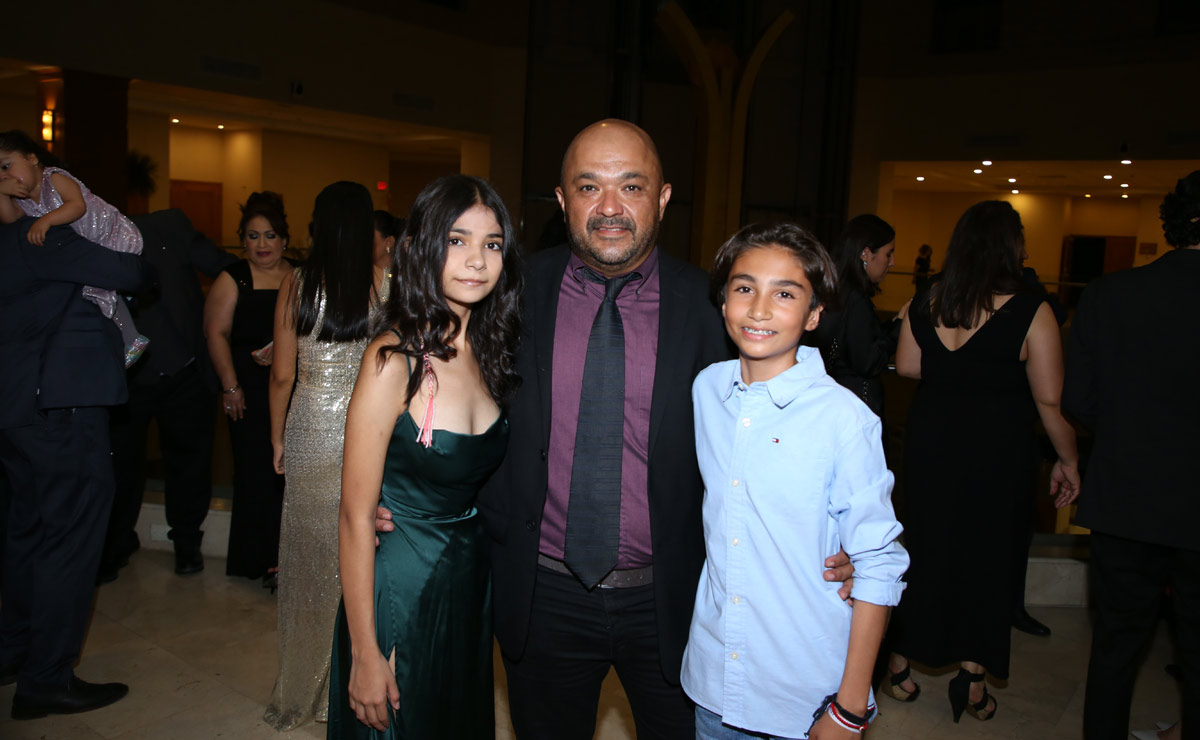 Andrea, Hugo y Enrique