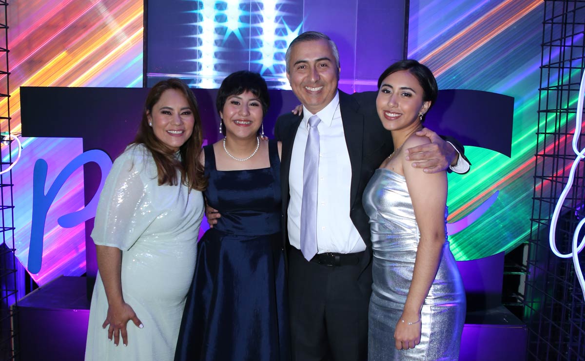 Blanca, Luisa, Andrés y Sofía