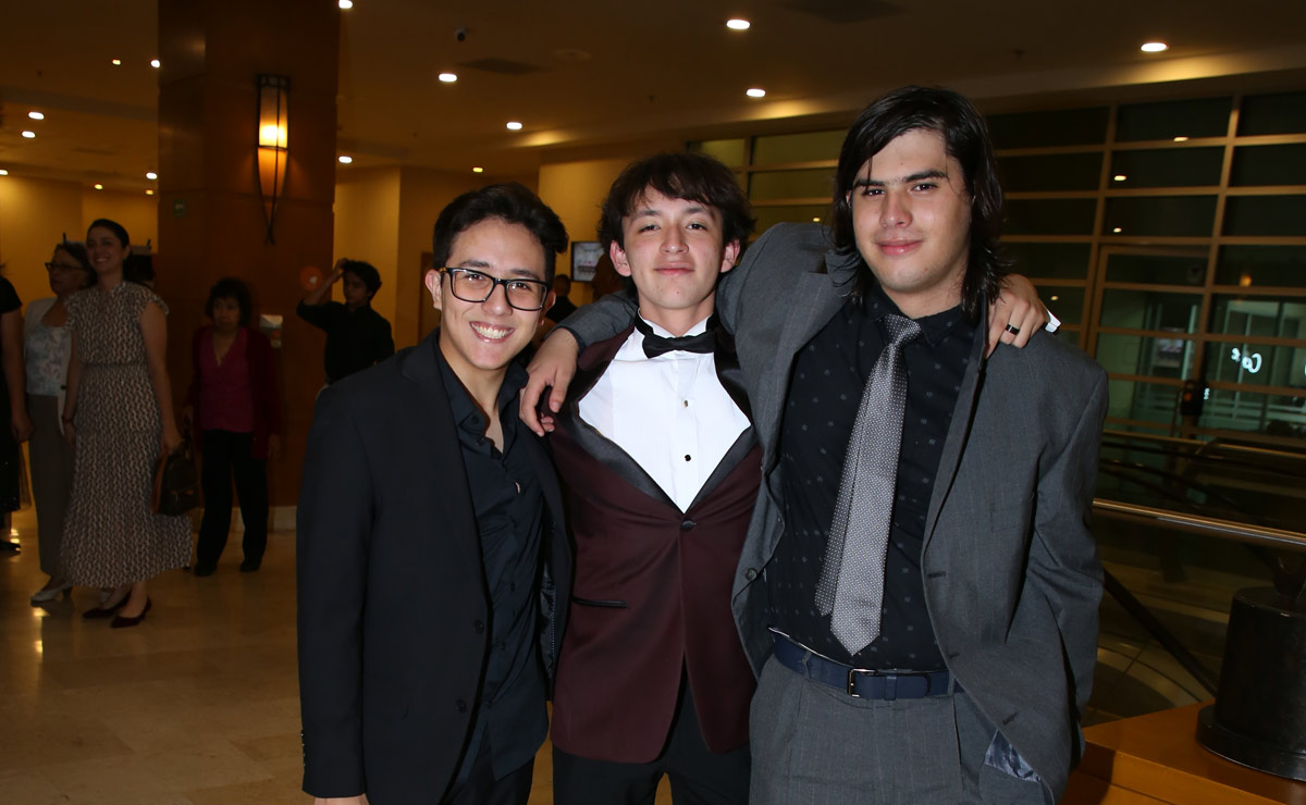 Diego, Josué y Sebastián