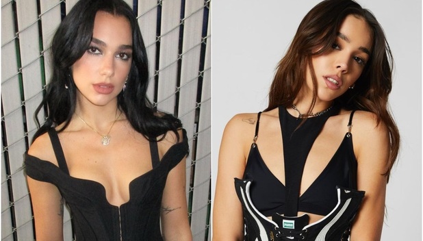 Dua Lipa y Danna Paola refuerzan la tendencia de descubrir la cadera (Foto: Instagram)