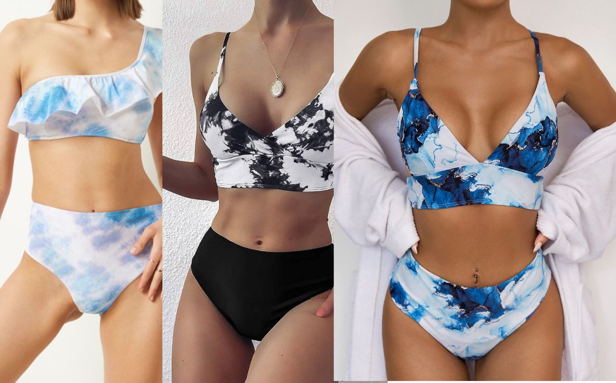 Diferentes formas de lucir un bikini tie-dye de temporada (Cortesía)