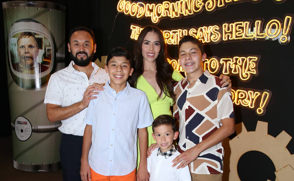 Irving, Christian, Sandra, Ernesto e Irving Jr