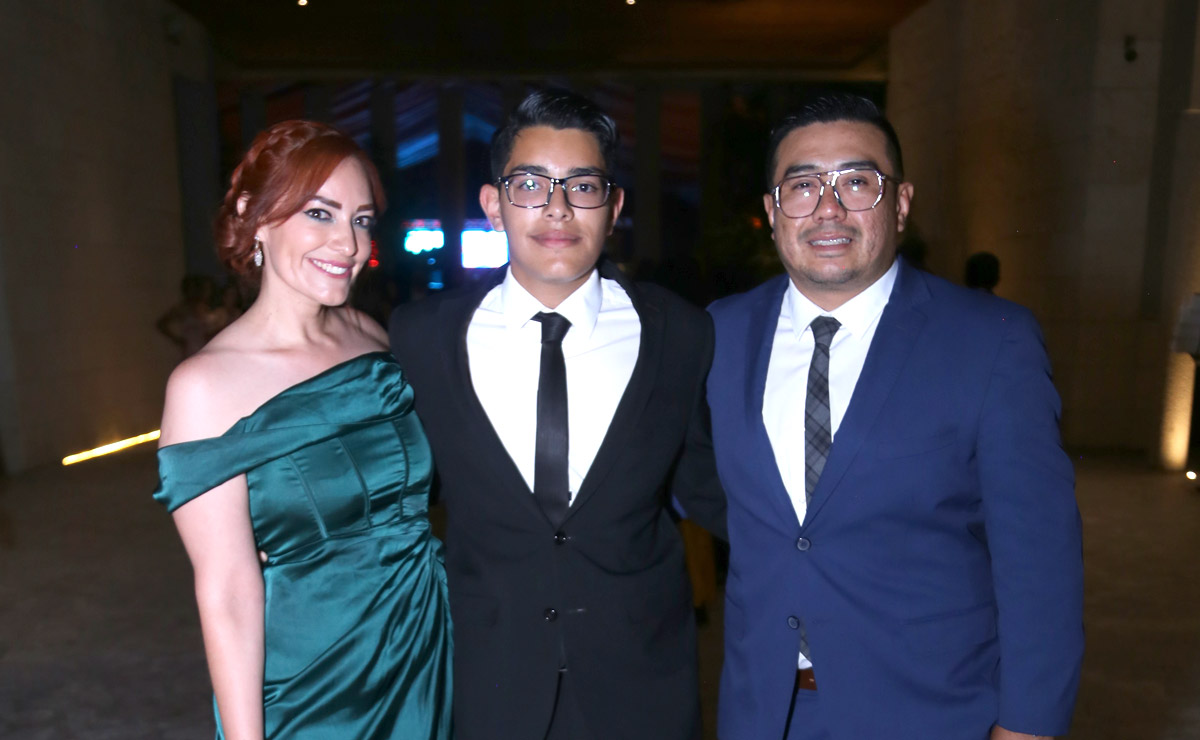 Lucía, Christopher y Oscar