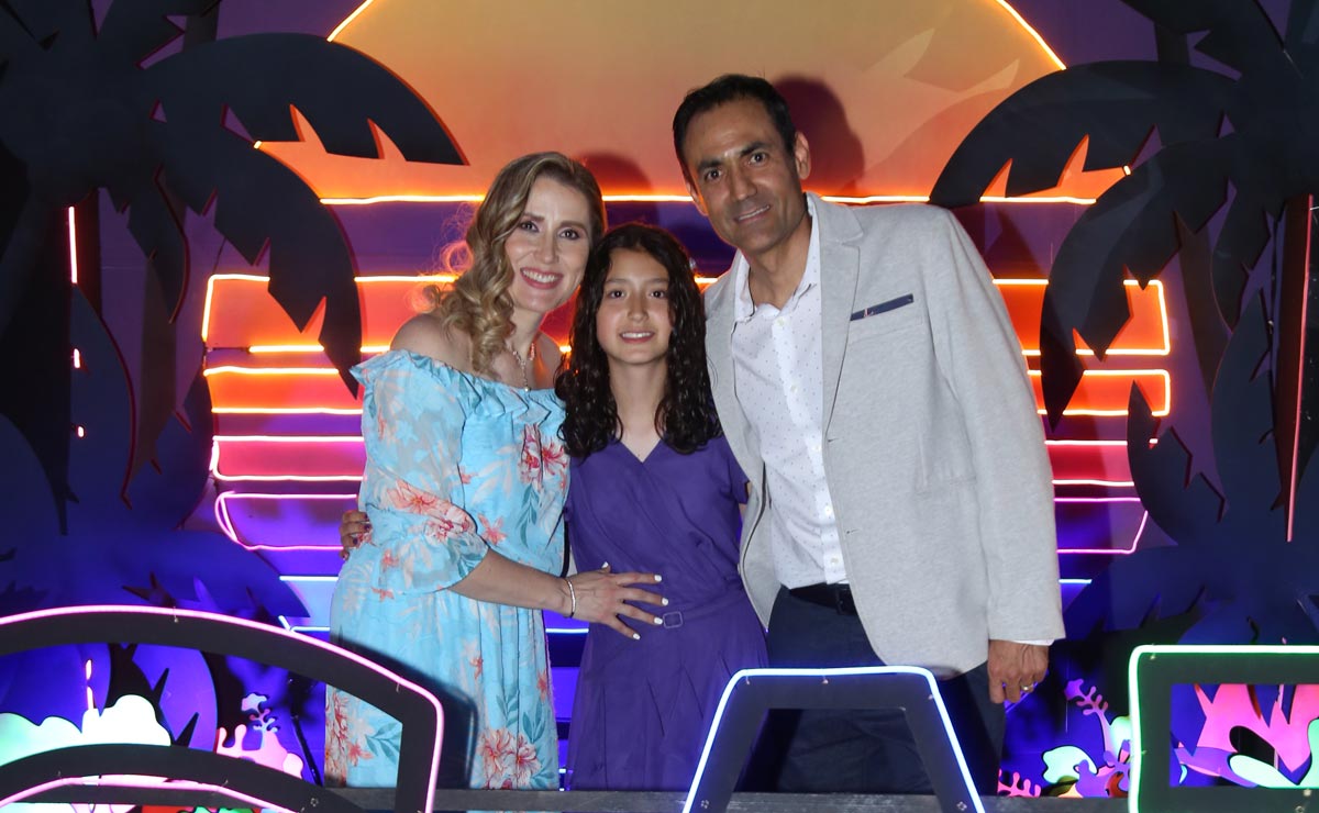 Marcela, Valentina y Luis