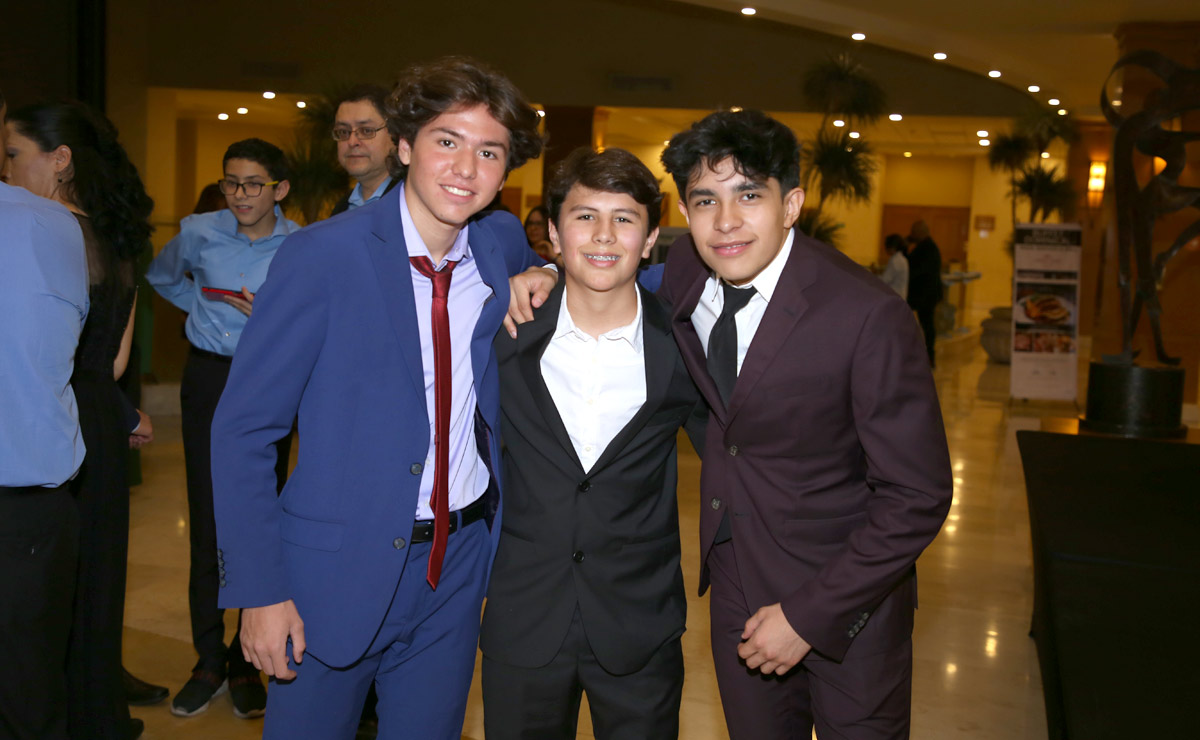 Rodrigo, Eliud y Carlos