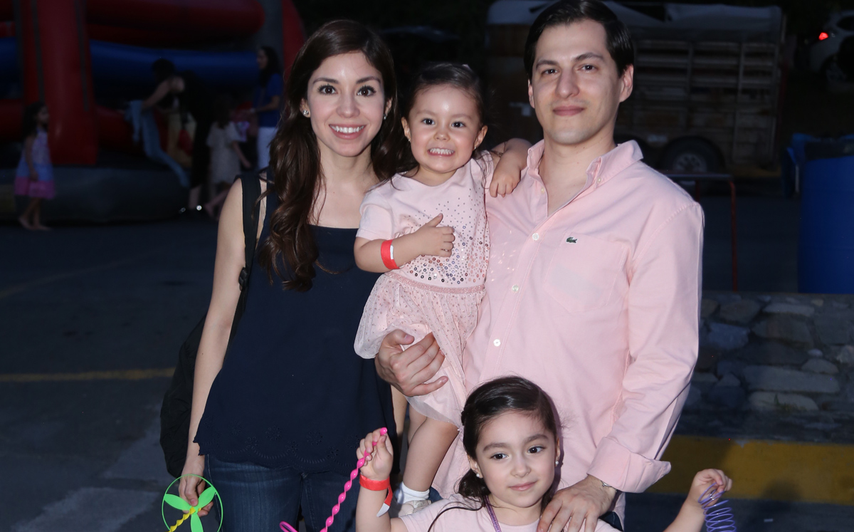 Daniela Castillón, Fernanda Alanís, Rodrigo Alanís y Sofía Alanís / Foto: Daniel Saldívar y Roberto Alvarado