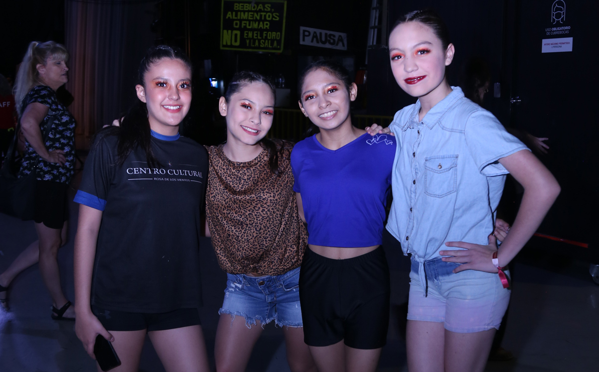 Estrella Mejía, Ximena López, Monserrat García y Alexa Avendaño / Foto: Roberto Alvarado