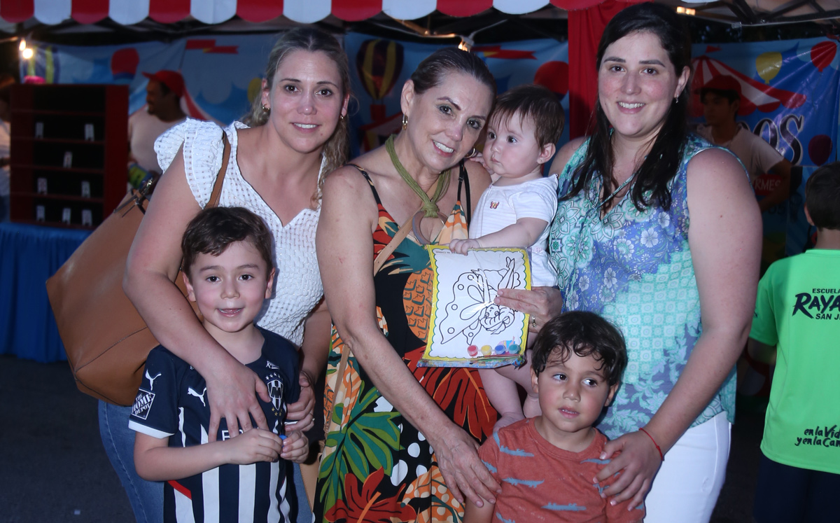 Ileana Gómez, Ileana Tamez, Marijose Gómez, Rodrigo Abud, Noé Morales y Roberto Morales / Foto: Daniel Saldívar y Roberto Alvarado