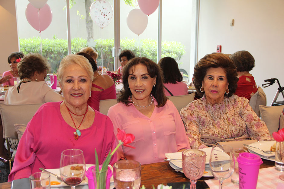 Lupita Landeros, Lupita Venegas y Mary Chuy Sámano.