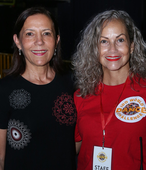 Maga Domene y Chiquis Sánchez de Familiar / Foto: Roberto Alvarado