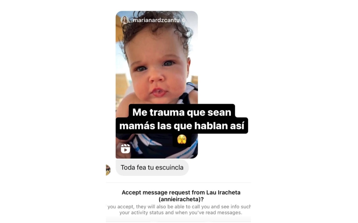 Mariana Rodríguez exhibe críticas sobre la apariencia de su hija (Foto: Instagram)