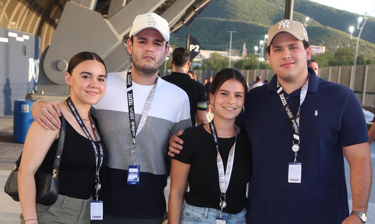 Ivette García, Eugenio Barrera, Daniela Lozano y Adrián Chapa