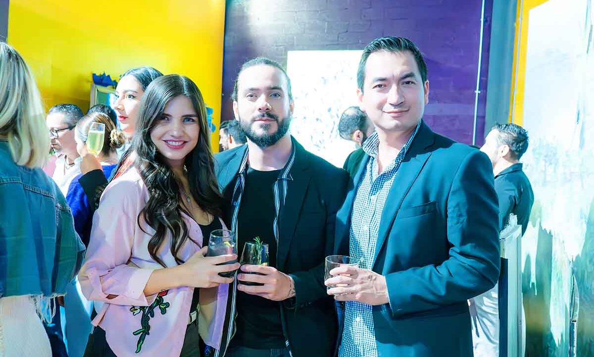 Laura Bermúdez,  Jose Baena y  Eder Jiménez