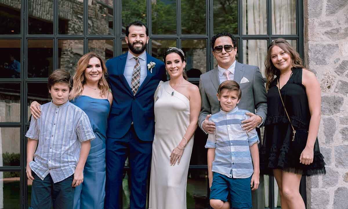 Emilio Villar, Paola Guillaumin, Óscar Ruiz, Maria Guillaumin, Rafael Villar, Diego Villar y Mariana Villar