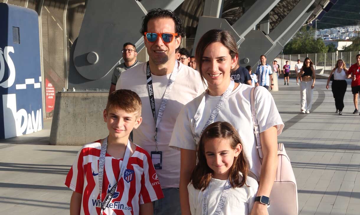 Horacio del Bosque, Catalina Barreda, Fernando Martínez y Sofía Martínez