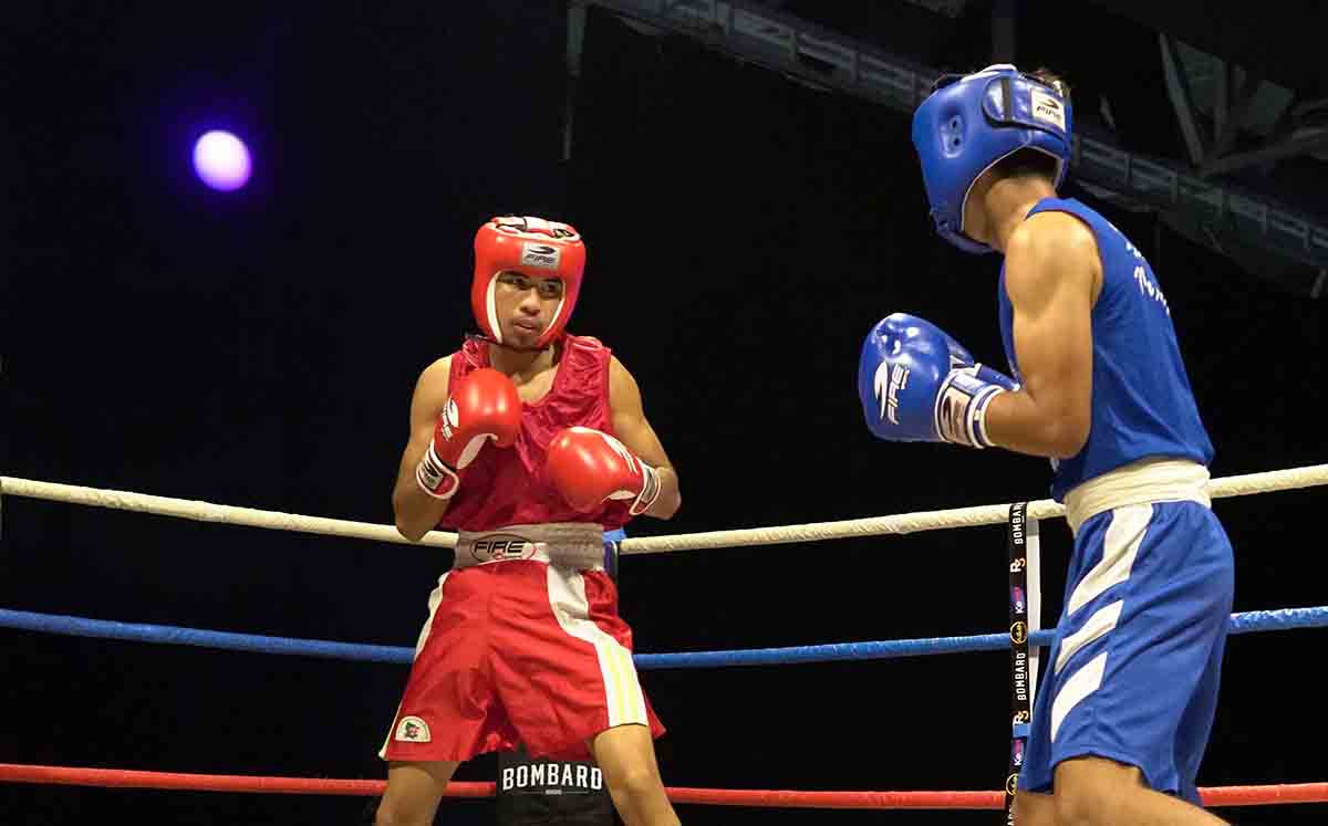 Momentos de las peleas amateur