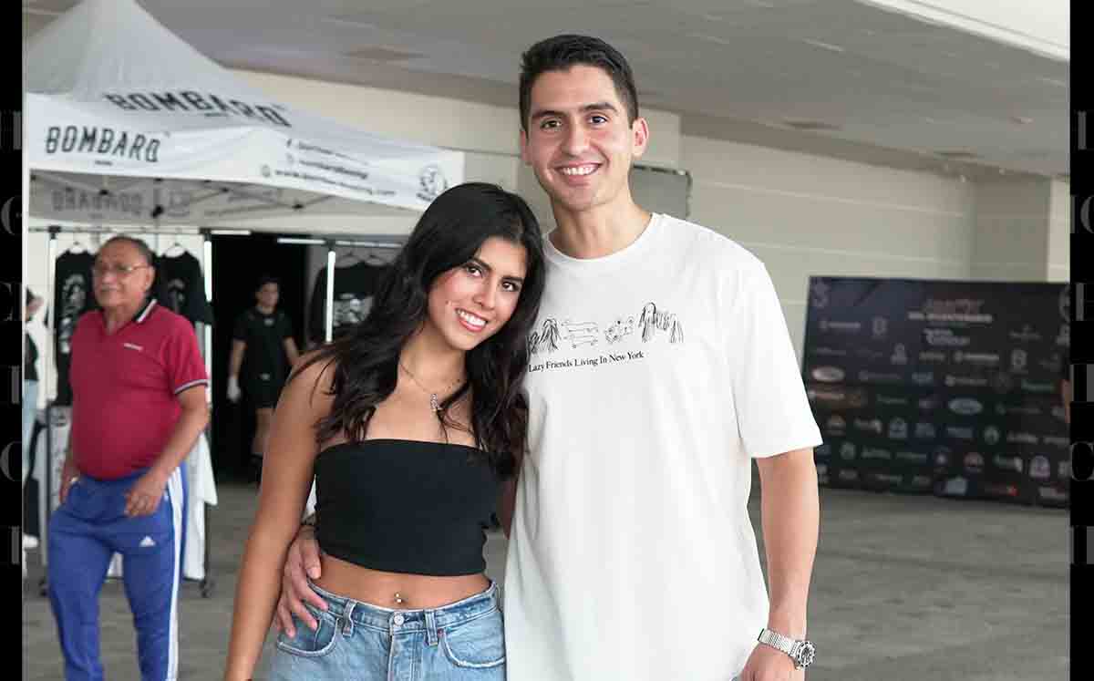 AMIRA GARCÍA Y RAÚL MAYA, felices de poder presenciar este impactante evento