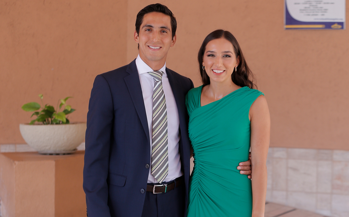 Patricio González y Sofía Sánchez / Foto: Daniel Saldívar