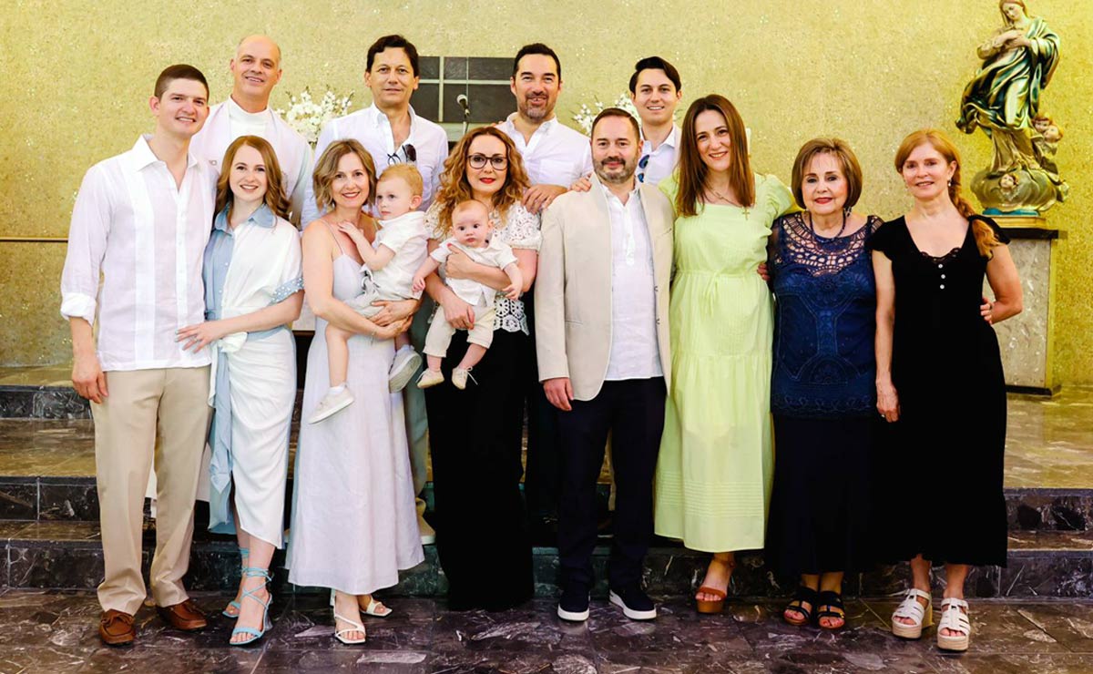 Rafael junto a su familia