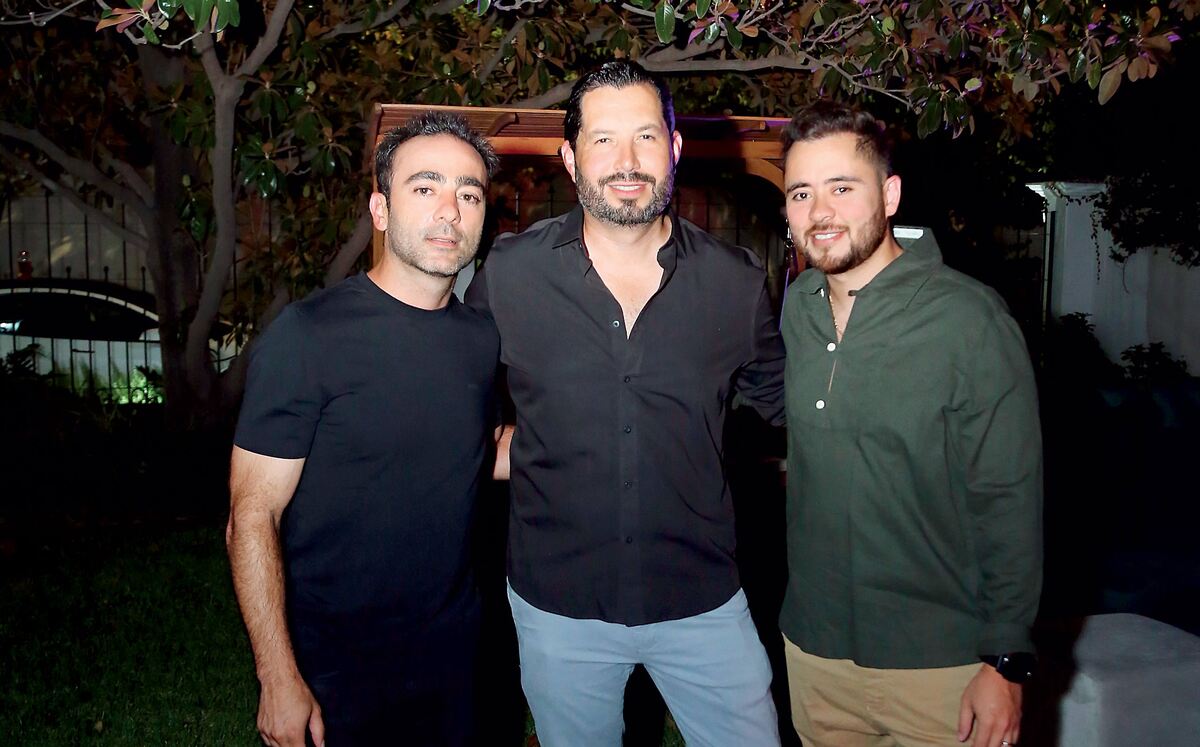 Wicho Mendoza, Pedro Gallardo y Juan Carlos Hasbun