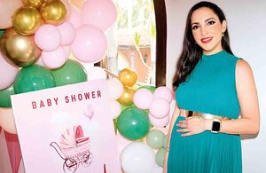 TERE ELISA BERLANGA en su baby shower en el Club Campestre Tampico