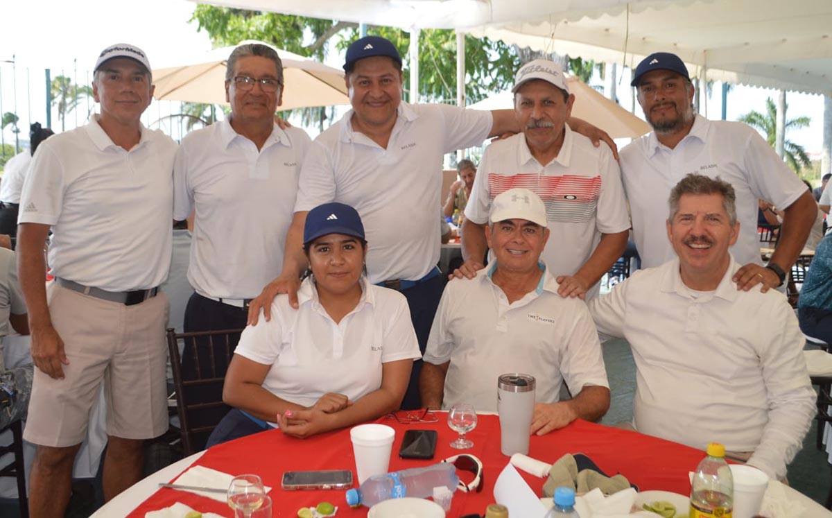 PARTICIPANTES DEL EVENTO mostraron sus mejores swings en el green del Club Campestre Tampico