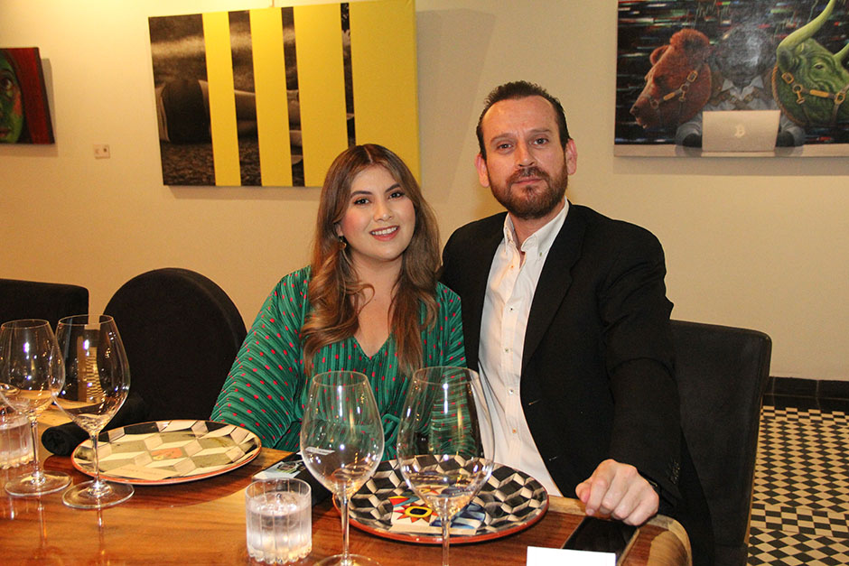 Gabriela Mejía y José Ramón Carrión.